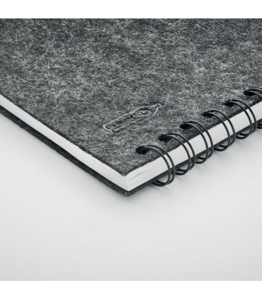 RINGFELT A5 RPET felt cover notebook.